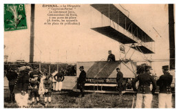 Epinal - Le Dirigeable Capitaine Ferber - Le Lt Joux, Commandant Du Bord à Son Poste De Pilote (Testart) - Golbey