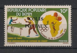 BENIN - 1976 - Colis Postaux N°Mi. 14 - Tennis De Table - Neuf Luxe ** / MNH / Postfrisch - Benin - Dahomey (1960-...)