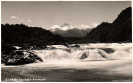 Chile  Rio Petrohue Y PUntiagudo Volcano Photo Postcard Waterfall Cascada - Chile