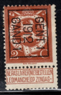 Typo 34B (GENT 1  1912  GAND 1) - O/used - Typos 1912-14 (Lion)