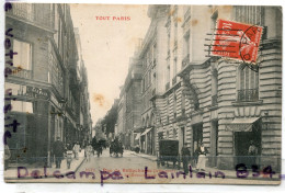 - 1171 - Tout PARIS - Rue De Belechasse, ( VII éme ),calèche, Attelage, épaisse, écrite, Coins Ok, TBE, Scans. - Paris (07)