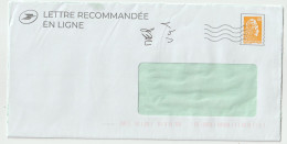 7765 PAP Prêt à Poster Lettre Recommandée En Ligne Yseult Yz Registered PEFC 10-31-1736 RECOMMANDE - Prêts-à-poster: Other (1995-...)