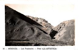 Argentina Mendoza Cordillera De Los Andes Mountains  Real Photo Postcard Ca1930 - Argentinien