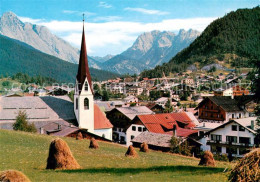 73627095 Seefeld Tirol Mit Kirche Und Karwendelgebirge Seefeld Tirol - Other & Unclassified