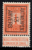 Typo 36B (ANTWERPEN 13 ANVERS) - O/used - Typografisch 1912-14 (Cijfer-leeuw)