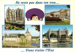 *CPM - 60 - Viens Visiter L'OISE - Carte à Trou - Multivues - Sonstige & Ohne Zuordnung