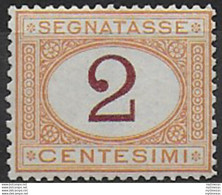 1870 Italia Segnatasse 2c. Bc MNH Sassone N. 4 - Sonstige & Ohne Zuordnung