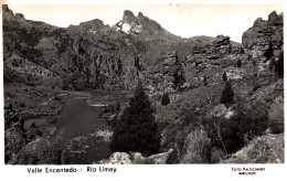 Argentina Bariloche Valle Encantado Rio Limay Cordillera De Los Andes Mountains  Real Photo Postcard Ca1930 - Argentinien