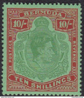 1951 BERMUDA, SG 119e  10 Sh.  MNH/** - Other & Unclassified