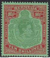 1951 BERMUDA, SG 119e  10 Sh.  MNH/** - Sonstige & Ohne Zuordnung