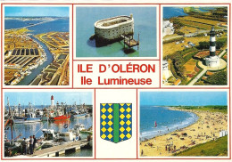 *CPM - 17- ILE D'OLERON - Ile Lumineuse - Multivues - Blason - Ile D'Oléron