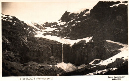 Argentina Bariloche Cerro Tronador Ventisquero Cordillera De Los Andes Mountains  Real Photo Postcard Ca1930 - Argentine