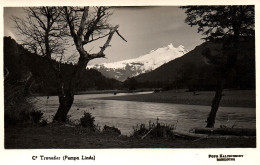 Argentina Bariloche Cerro Tronador   Cordillera De Los Andes Mountains  Real Photo Postcard Ca1930 - Argentina