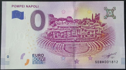 BILLETE 0 Euro Souvenir 0 € ITALIA: SEBH 2019-1 POMPEI NAPOLI - Andere & Zonder Classificatie