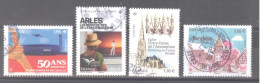 France Oblitérés : 50 Ans Aéroport Paris Charles De Gaulle - N°5700 - 5671 & 5698 (cachet Rond) - Gebruikt