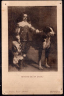 España - Dogs - Perros - Pintura Velazquez - Retrato De Un Enano - Honden