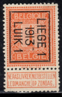 Typo 39B (LIEGE 1  1913  LUIK 1) - O/used - Typografisch 1912-14 (Cijfer-leeuw)