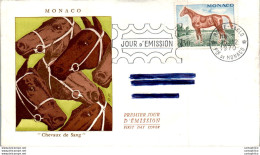 FDC Monaco Chevaux De Sang Monaco Cheval - FDC