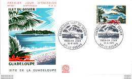 FDC France Guadeloupe Le Gosier 1970 - 1970-1979