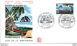 FDC France Martinique Diamant 1970 - 1970-1979