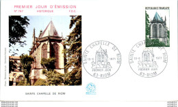 FDC France Saint Chapelle De Riom 19071 - 1970-1979