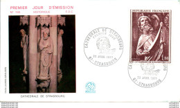 FDC France Cathedrale De Strasbourg 19071 - 1970-1979