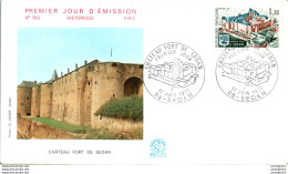 FDC France Château Fort De Sedan 19071 - 1970-1979