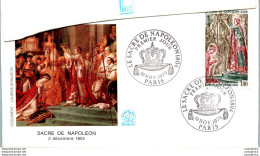 FDC France Sacre De Napoleon 1804 Paris 19073 - 1970-1979