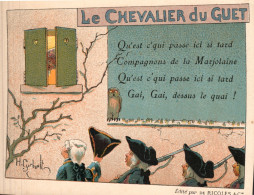 Le Chevalier Du Guet - Pub Ricqles Et Cie - Altri & Non Classificati