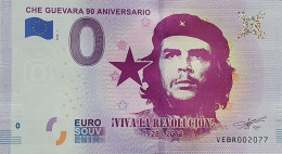 BILLETE 0 Euro Souvenir 0€ ESPAÑA: VEBR 2018-1 CHE GUEVARA 90 ANIVERSARIO - Altri & Non Classificati