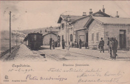 RARE POSTCARD 1900'S - SLOVENIA - KOPER - CAPODISTRIA - STATION - STAZIONE - TRENO - TRAIN - Slovenia