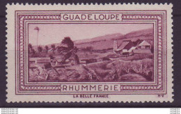 Vignette ** Guadeloupe Rhummerie Rhum - Unused Stamps