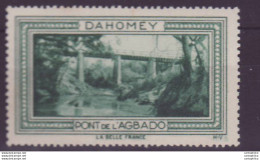 '"''Vignette ** Dahomey Pont De L''''Agbalo''"' - Nuovi