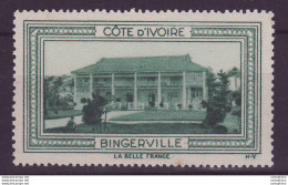 '"''Vignette ** Cote D''''Ivoire Bingerville''"' - Ongebruikt