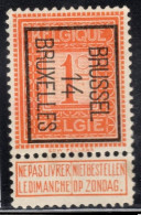 Typo 45B (BRUSSEL 14 BRUXELLES) - O/used - Sobreimpresos 1912-14 (Leones)