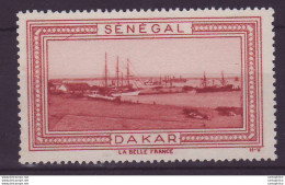 Vignette ** Senegal Dakar Bateaux - Ungebraucht