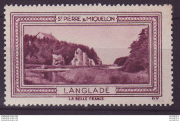 Vignette ** Saint Pierre Et Miquelon Langlade - Neufs