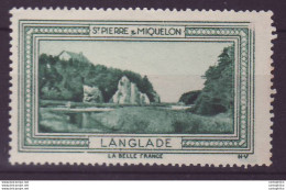 Vignette ** Saint Pierre Et Miquelon Langlade - Unused Stamps