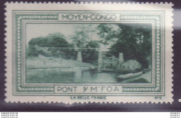 Vignette ** Moyen Congo Pont M Foa - Unused Stamps