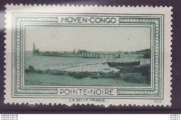 Vignette ** Moyen Congo Pointe Noire - Neufs