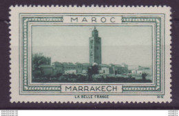 Vignette ** Maroc Marrakech - Ongebruikt