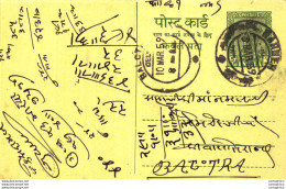 India Postal Stationery Ashoka 5ps Balotra Cds - Postales