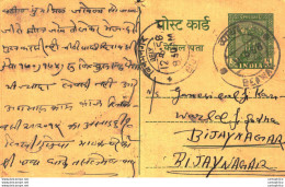 India Postal Stationery Ashoka 5ps - Cartes Postales