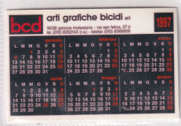 Calendarietto - Arti Grafiche Bicidi - Genoova Molassana - Anno 1997 - Tamaño Pequeño : 1991-00