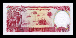 Camboya Cambodia 500 Riels 1991 Pick 38 Sc Unc - Cambodge