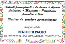 Calendarietto - Articoli Promozionali E Da Lavoro - Benedetti Paolo - Anno 1998 - Formato Piccolo : 1991-00