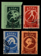 GREECE 1939 - Set Used - Usados