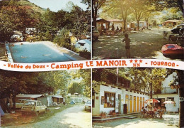 *CPM - 07 - TOURNON - Camping "Le Manoir" En Bordure Du Doux - Multivue - Tournon