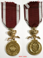 Médaille-BE-013A-V1_Ordre De La Couronne_Or_1897-1951_NL_D_21-25-1 - Bélgica