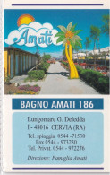 Calendarietto - Bagno Amato 186 - Cervia - Ravenna - Anno 1997 - Petit Format : 1991-00